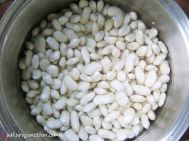Shiroan soaking beans