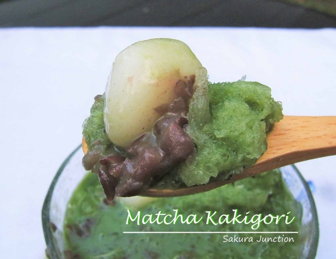 Matcha Kakigori shaved Ice spoon 2
