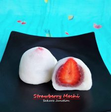Strawberry mochi